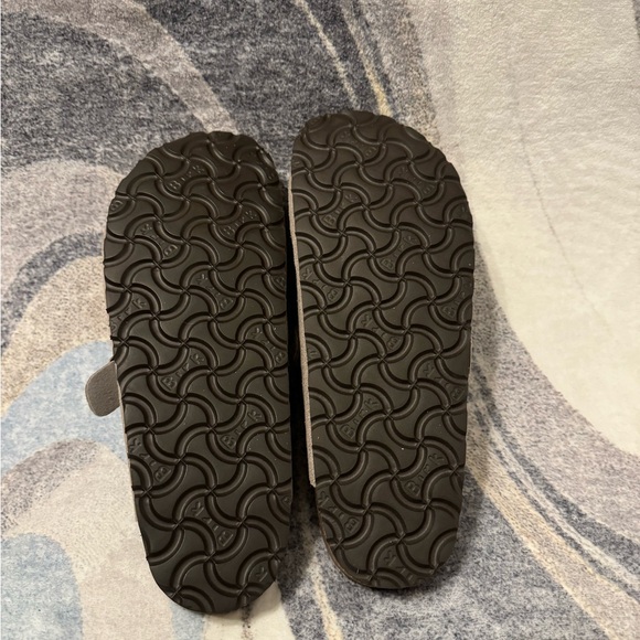 Birkenstock Boston Clog Suede Sandal Taupe Women’s Size 7 8 or 9 - Picture 4 of 5